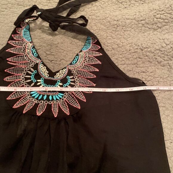 Passport Embroidered Halter Top - Picture 7 of 10